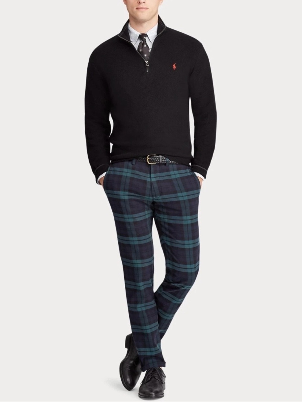 Polo RALPH LAUREN Chino
Pants Mens 32x30 Blackwatch
Plaid Stretch Straight Fit